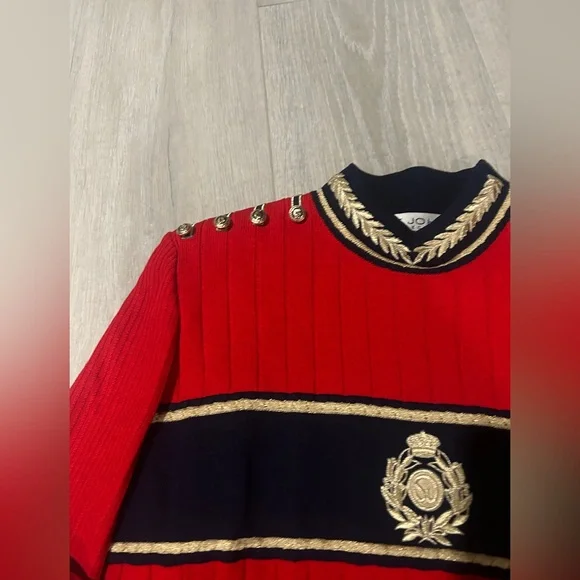 Vintage St. John preppy trendy logo emblem nautical sweater - Picture 5 of 8